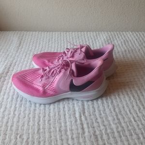 Nike Womens Air Zoom Winflo 6 Size 10 US Running Shoes Pink/ White